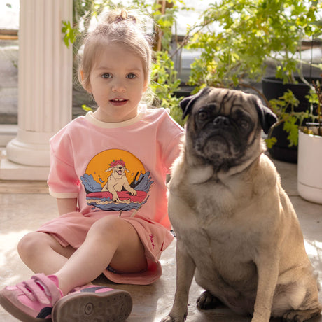 T-shirt Chien Surf 2-10ans-Birdz-BR2-44007-SP26-R-CLÉMENT