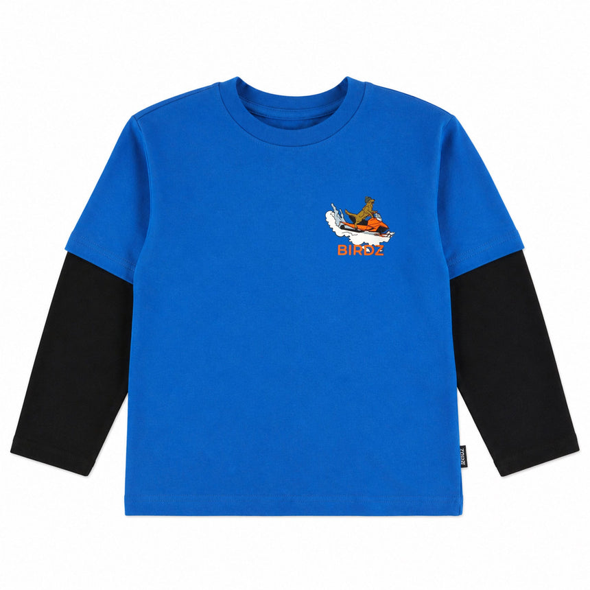 T-shirt Motoneige 2-10ans-Birdz-Bleu Royal-2-BR2-44008-F26-R-CLÉMENT