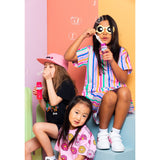Casquette 5 Pannel Fleur 2-16ans