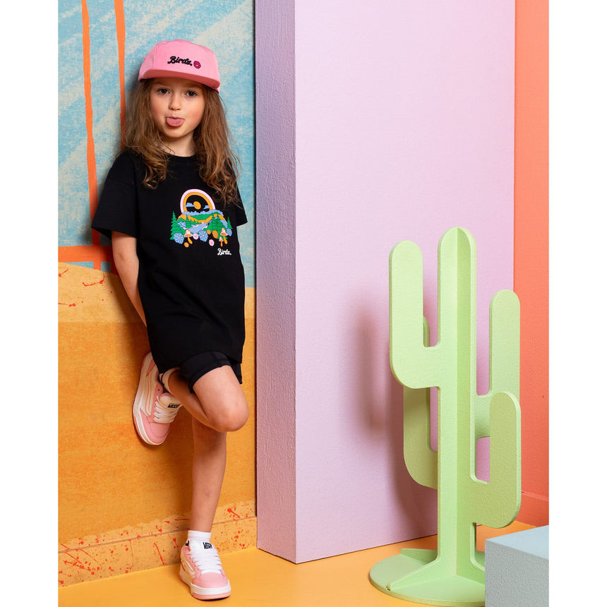 Casquette 5 Pannel Fleur 2-16ans
