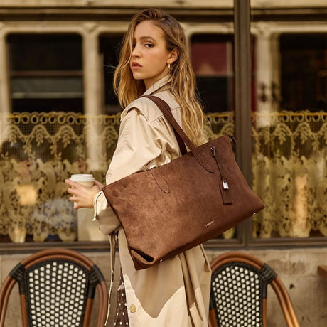 Sac Fourre-tout Britney - Chocolat-Lambert-LBT-BRITNEYCCSU-CLÉMENT