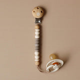 Pacifier Clip Ora- Wood White 
