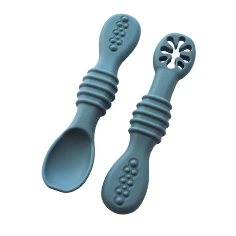 Cuillère D'apprentissage (2) - Bleu-Bulle-BUB-B-VA005-51-CLÉMENT