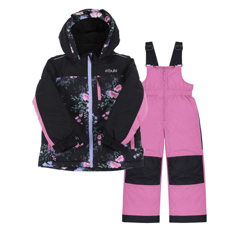 Habit de Neige Imprimé Fleurs 2-8ans-Buki-Mauve-2-BUC-F26M756-2-CLÉMENT