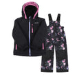 Habit de Neige Fleurs 2-8ans-Buki-Noir-2-BUC-F26M758-2-CLÉMENT