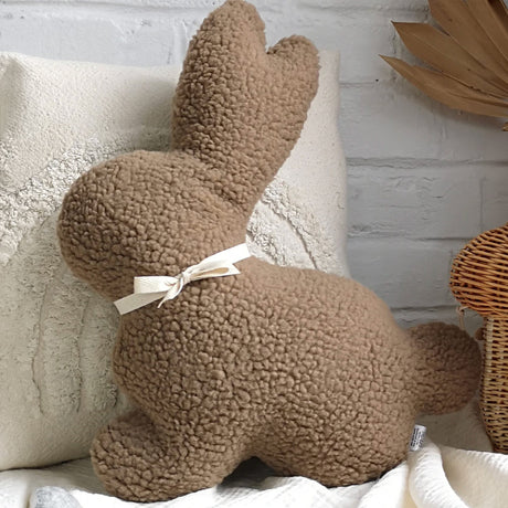 Coussin Lapin - Brun-The Butter Flying-BUT-BUNPLUSHECAM-CLÉMENT