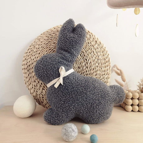 Coussin Lapin - Gris-The Butter Flying-BUT-BUNPLUSHEGRE-CLÉMENT