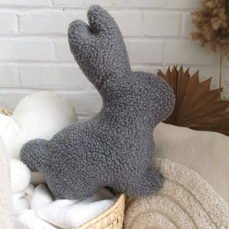 Coussin Lapin - Gris-The Butter Flying-BUT-BUNPLUSHEGRE-CLÉMENT