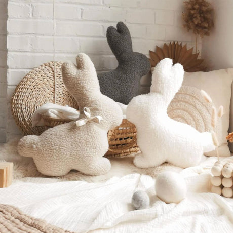 Coussin Lapin - Ivoire-The Butter Flying-BUT-BUNPLUSHEIVO-CLÉMENT