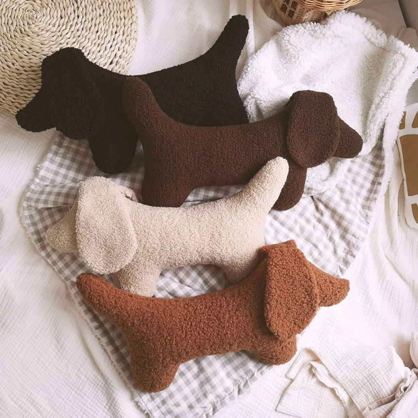 Peluche Chien Teckel - Brun-The Butter Flying-BUT-DOGPLUEMOBRO-CLÉMENT