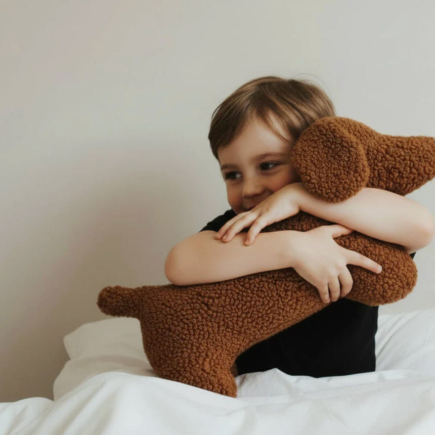 Peluche Chien Teckel - Rouille-The Butter Flying-BUT-DOGPLUEMORUS-CLÉMENT