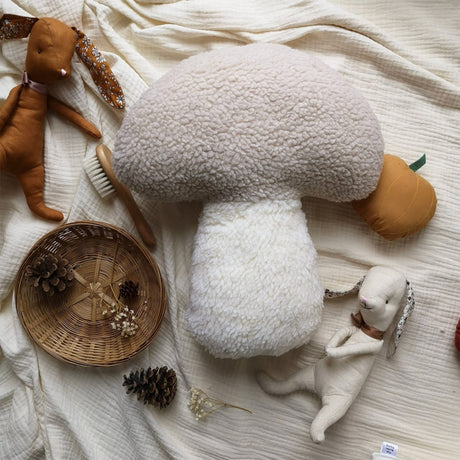 Coussin Champignon - Beige-The Butter Flying-BUT-MUSPILSHEIVO-CLÉMENT