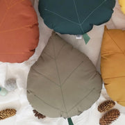 Coussin Feuille de Bouleau - Olive-The Butter Flying-BUT-PILBIROLI-CLÉMENT