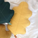 Coussin Feuille de Chêne - Moutarde-The Butter Flying-BUT-PILOAKMUS-CLÉMENT