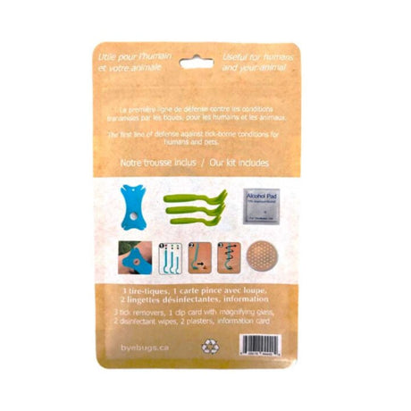 Trousse Retrait de Tiques-Bye Bugs-BYE-BBTR1-CLÉMENT