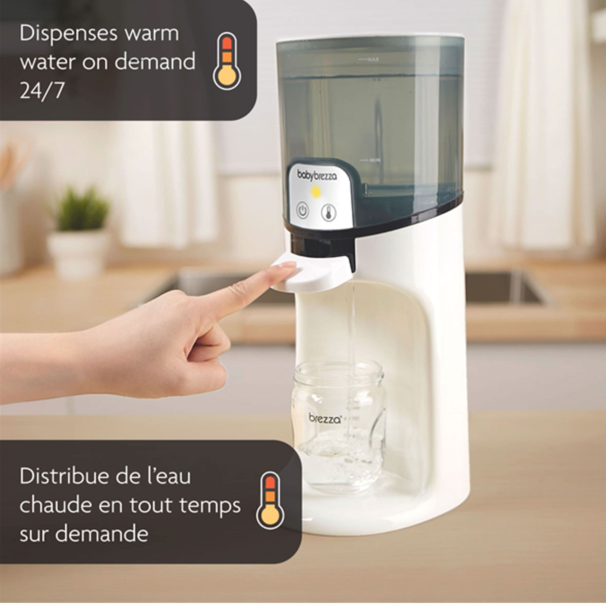 Aベイビー Distributeur d'Eau Instantané pour Biberon - Baby Brezza – CLÉMENT
