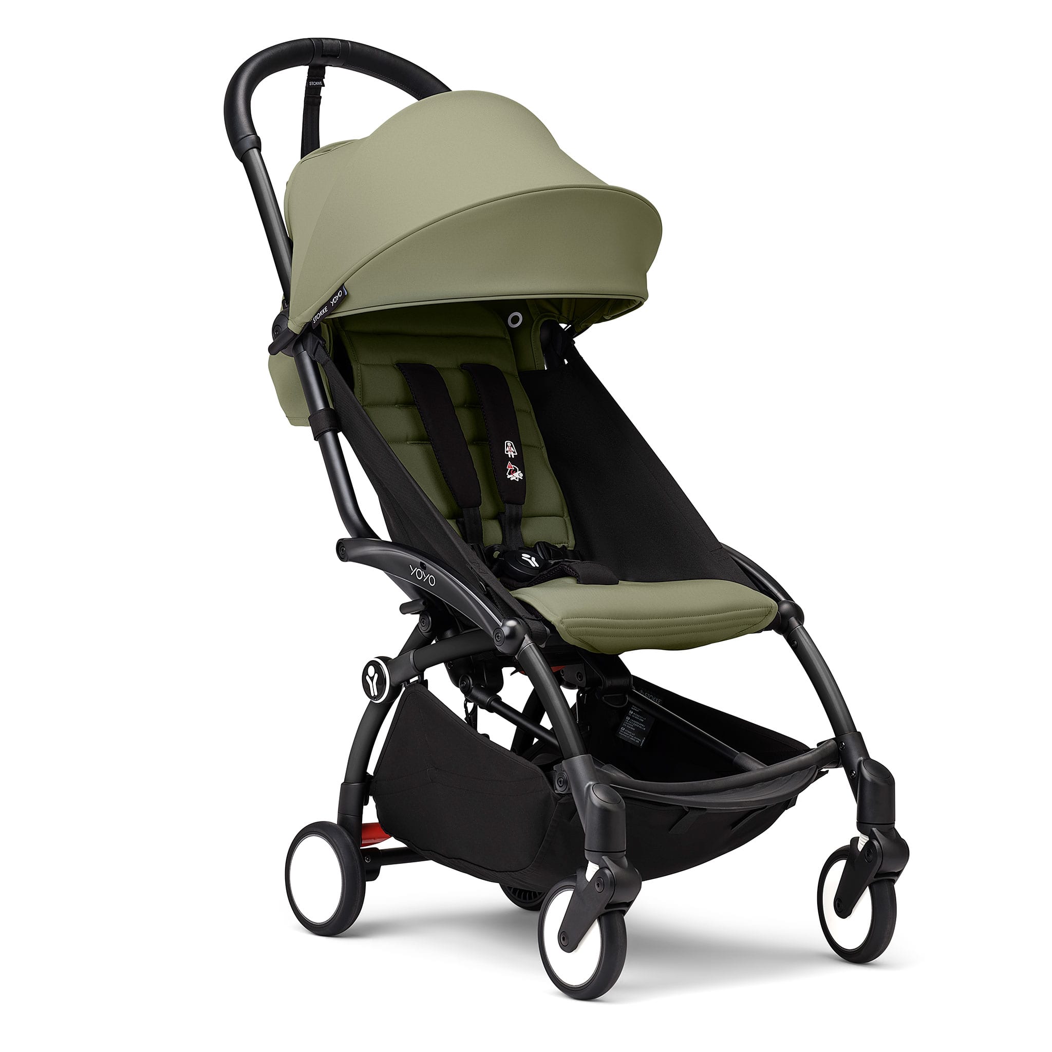 Poussette YOYO³ Complète - Noir / Olive - Stokke – CLÉMENT