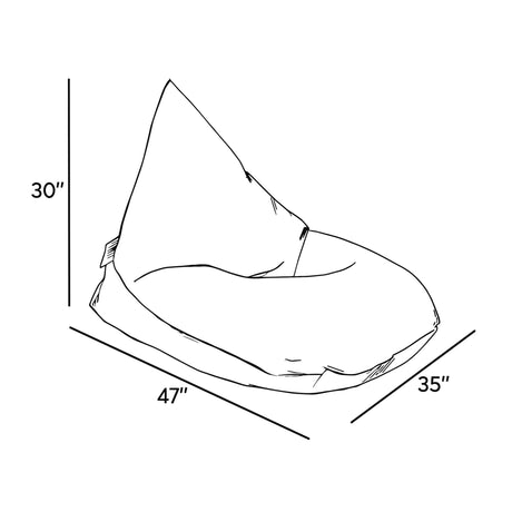 Bean Bag Lounge Junior  Paloma - Blanc Nuage