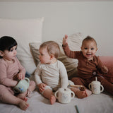 Silicone Snack Cup-bluey Sage