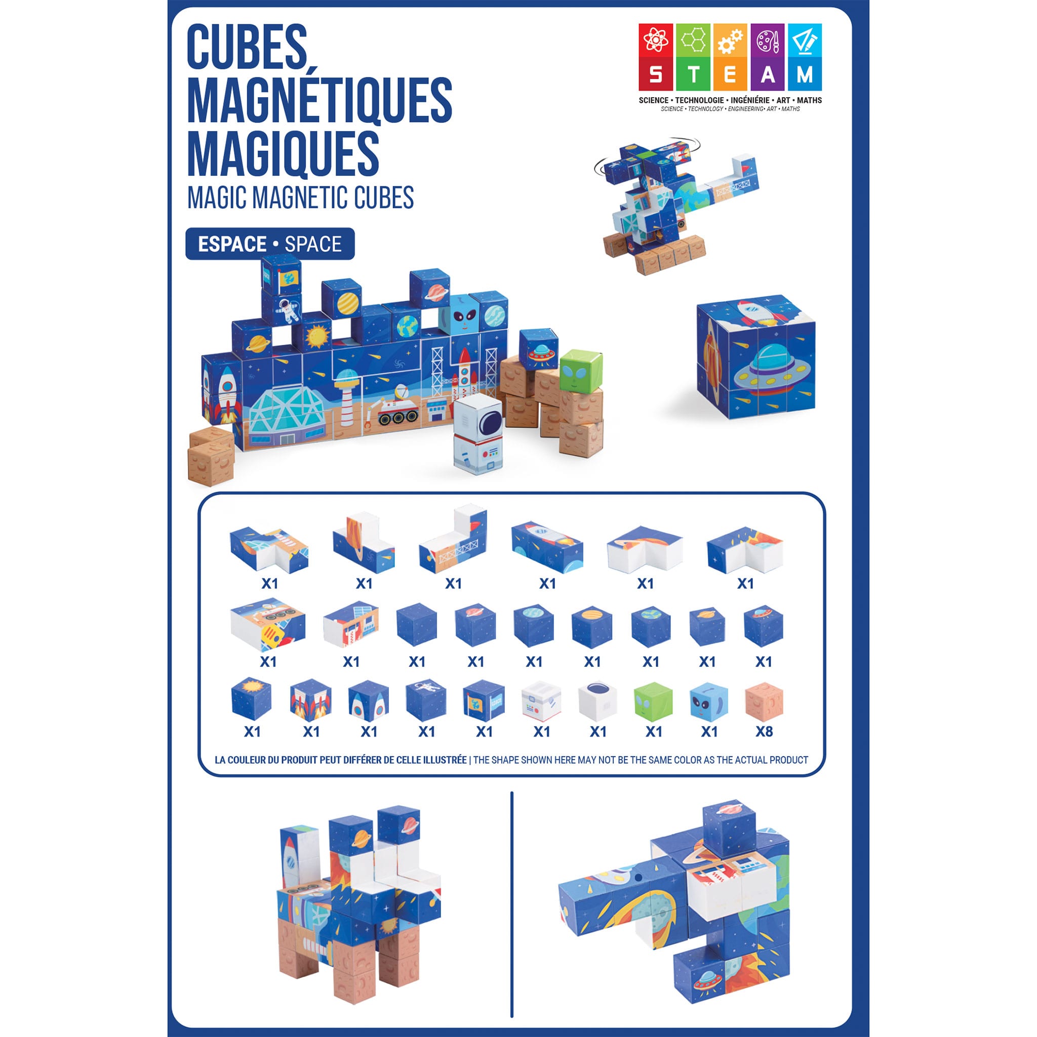 Cubes Magnétiques - Espace - Bebe Confort – CLÉMENT