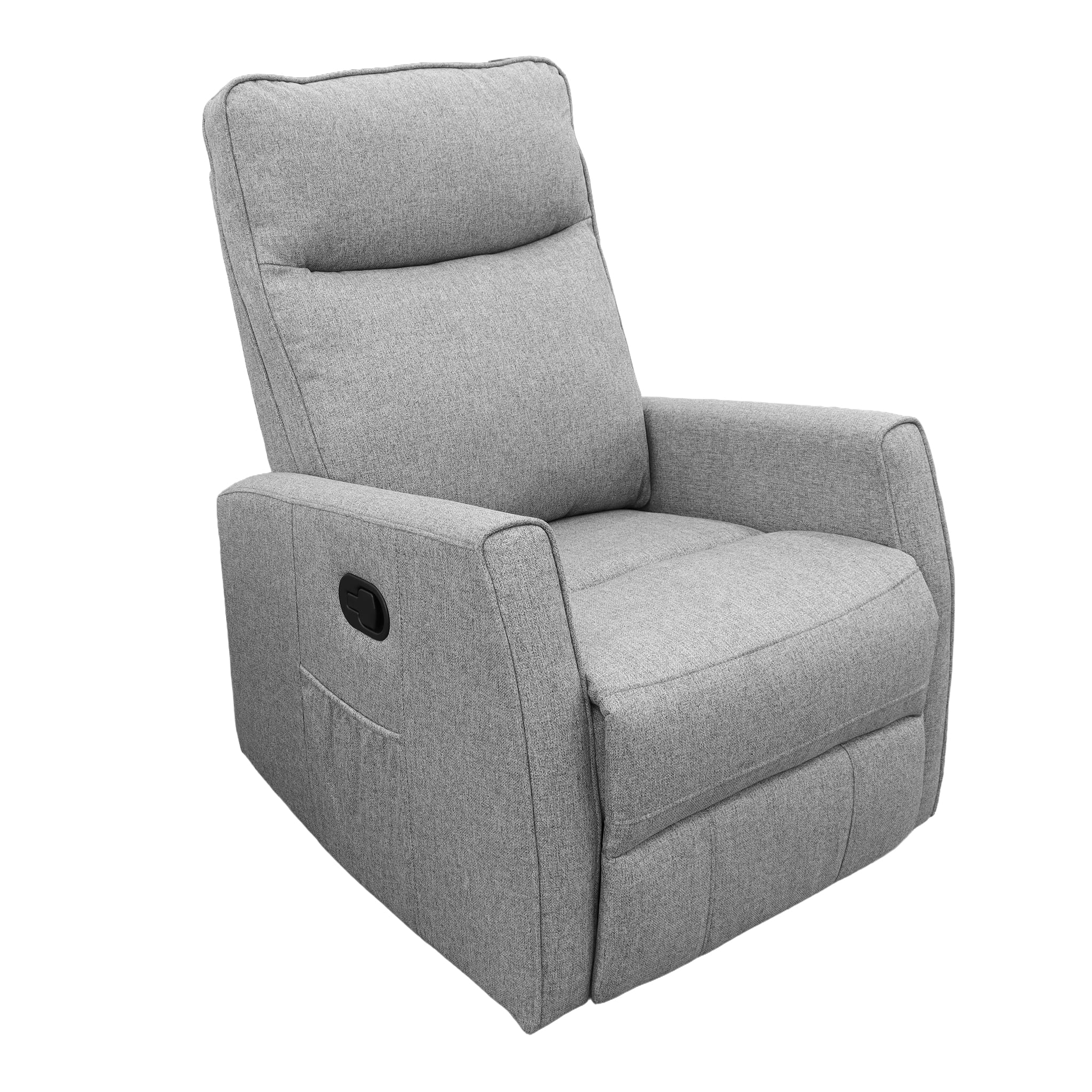Fauteuil Berçant Pivotant et Inclinable - Tweed Gris - Bebe
