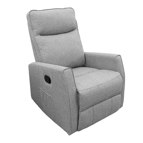 Fauteuil Berçant Pivotant et Inclinable - Tweed Gris-Bebe Confort-CA3-SKY2122-3-CLÉMENT