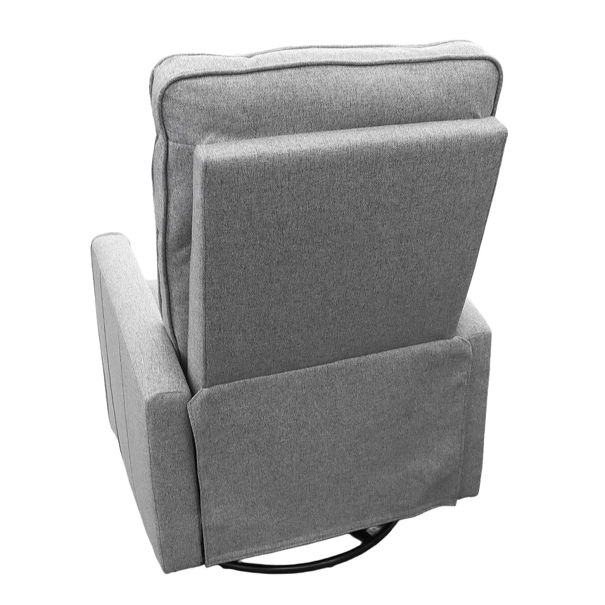 Fauteuil Berçant Pivotant et Inclinable - Tweed Gris-Bebe Confort-CA3-SKY2122-3-CLÉMENT