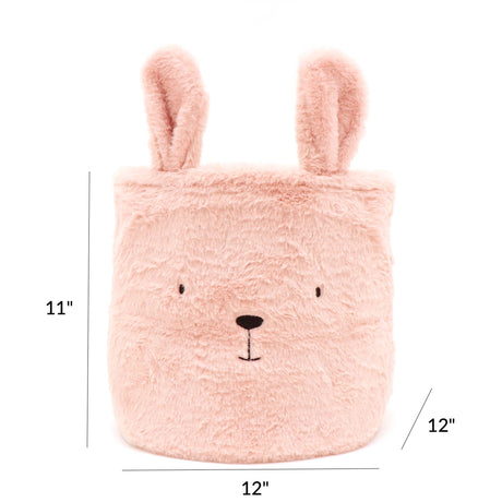 Panier Lapin Rose-Origami Maison-CA3-WXA24029-CLÉMENT