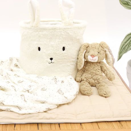 Panier - Lapin Ivoire-Origami Maison-CA3-WXA24411-CLÉMENT