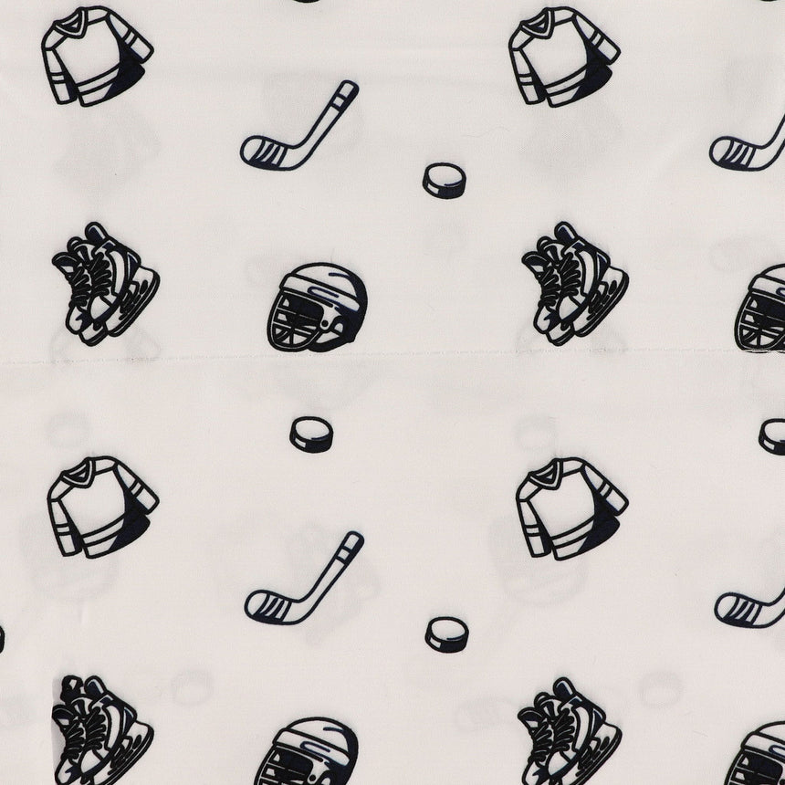 Ensemble Draps pour Lit Double - Hockey