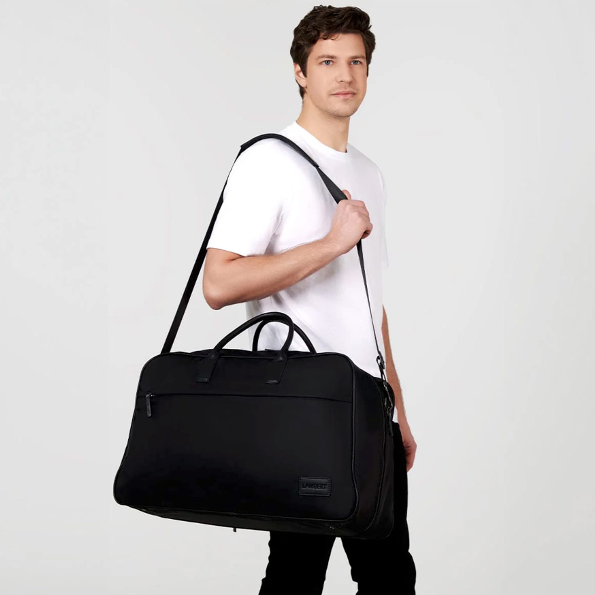 Oslo- Recycled Nylon Black Bag – CLÉMENT