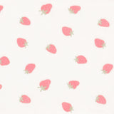 Crib Fitted Sheet - Strawberries