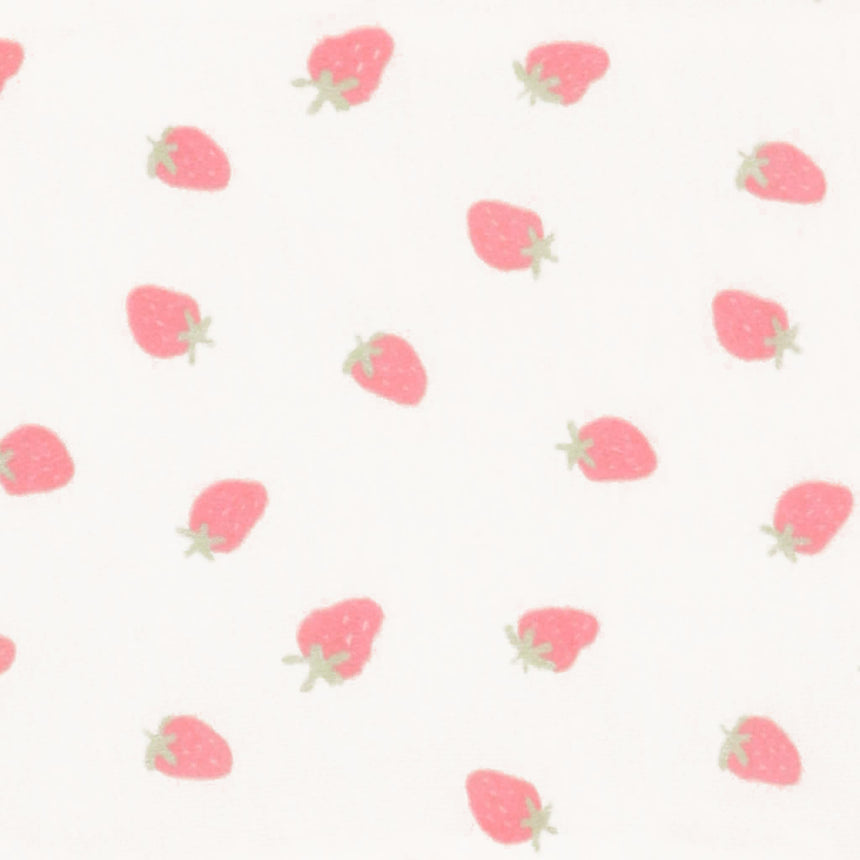 Crib Fitted Sheet - Strawberries