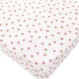 Crib Fitted Sheet - Strawberries