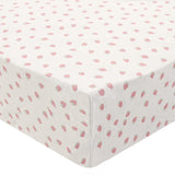 Crib Fitted Sheet - Strawberries
