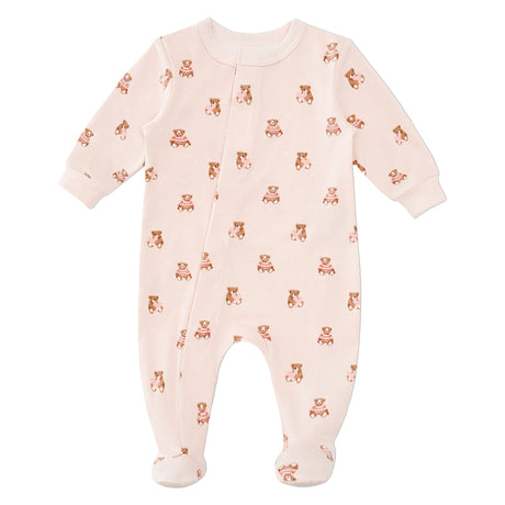Pyjama Magnétique Coeurs P-18m-Colle Colle-Rose-Prématuré-CCL-PM61128-CLÉMENT