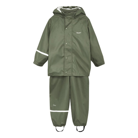 Ensemble Pu Uni Salopette 2-10ans-CeLaVi-Olive-2-CEL-521310-988-CLÉMENT