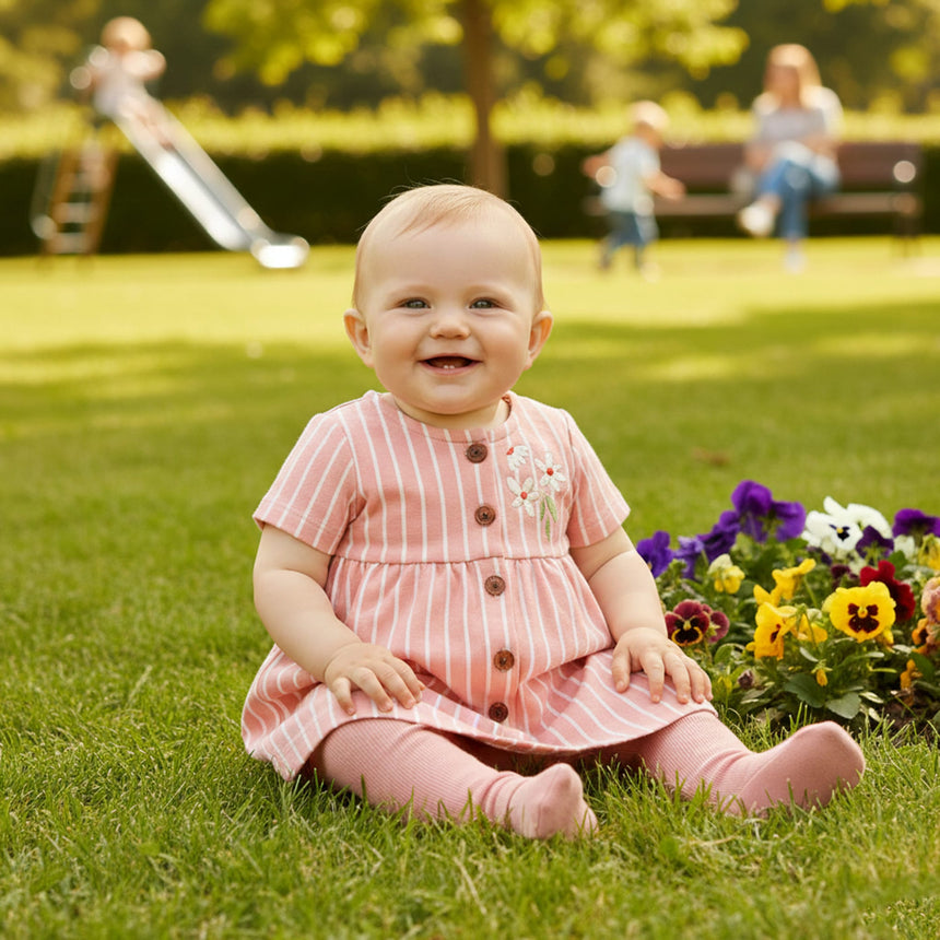 Robe Pique-nique Rayée 3-24mois