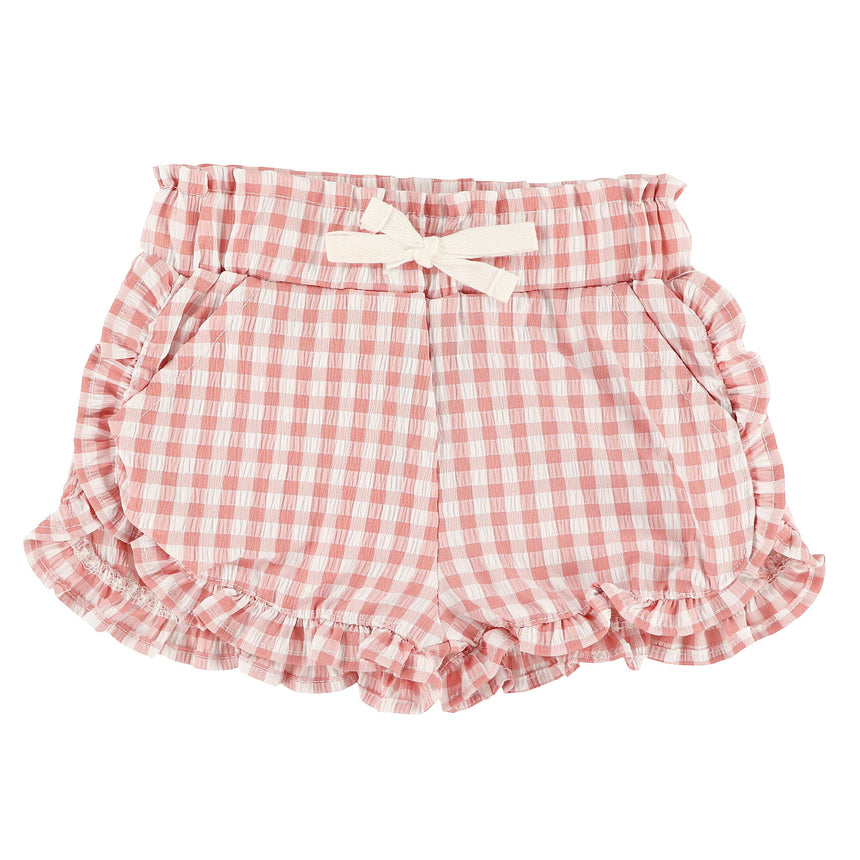 Short Pique-Nique Vichy 3-24mois-Chat Botte-Corail-3 m-CHI-1261471C-COR-CLÉMENT