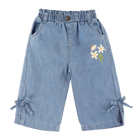 Pantalon Pique-Nique 3-24mois-Chat Botte-Denim-3 m-CHI-1261473C-CLÉMENT