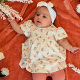 Robe Pique-nique Ivoire 3-24mois