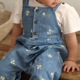 Picnic Chambray Overalls 3-24m