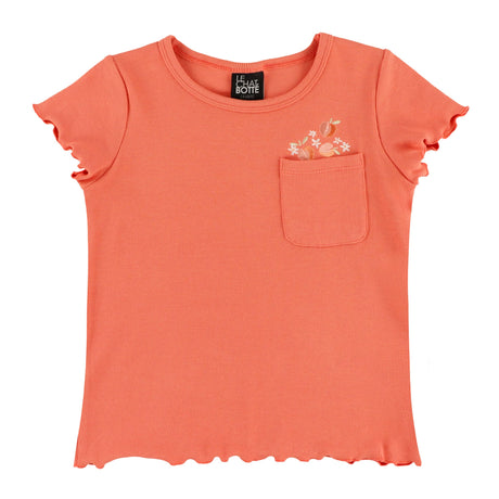 T-shirt Pique-nique Corail 2-8ans-Chat Botte-Corail-2-CHI-1262466C-CLÉMENT