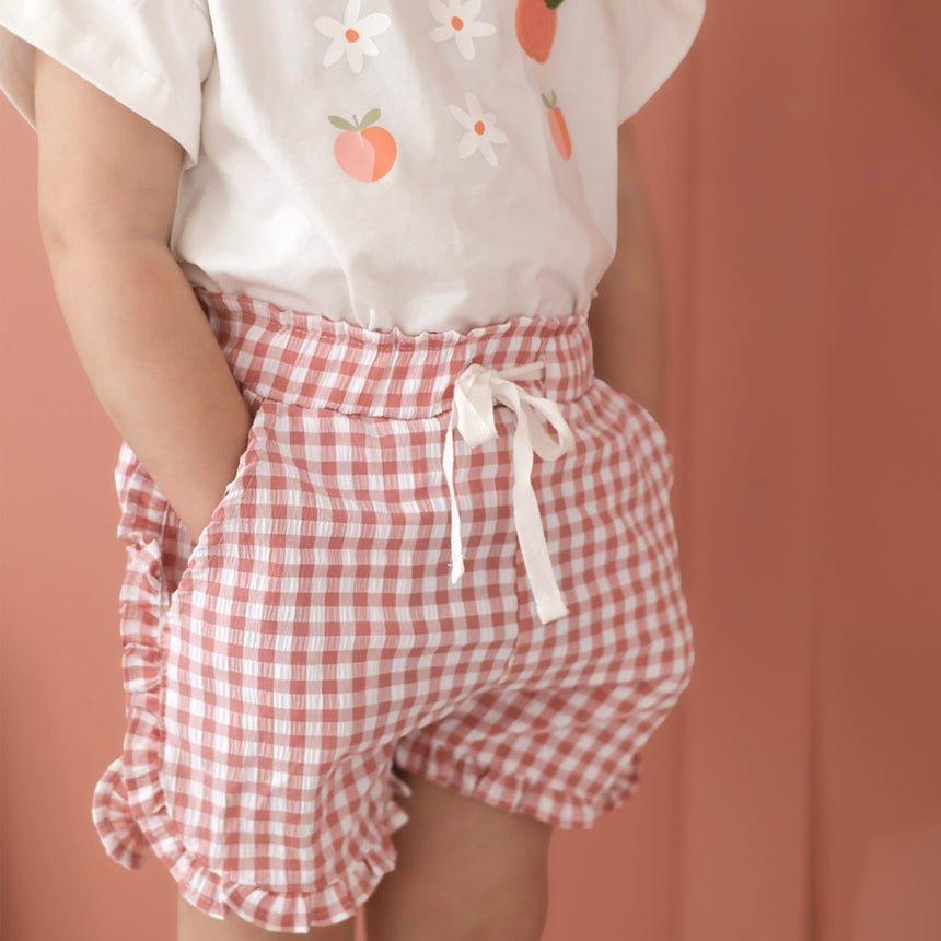 Short Pique-Nique Vichy 3-24mois-Chat Botte-CHI-1261471C-COR-CLÉMENT