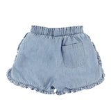 Short Pique-nique Chambray 2-8ans-Chat Botte-CHI-1262471C-DEN-CLÉMENT