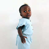 Blue Picnic Jumpsuit 2-8y