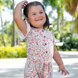 Combinaison Pique-nique Fleurs 2-8ans-Chat Botte-CHI-1262478C-PEC-CLÉMENT