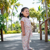 Combinaison Pique-nique Fleurs 2-8ans-Chat Botte-CHI-1262478C-PEC-CLÉMENT