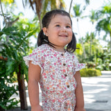 Combinaison Pique-nique Fleurs 2-8ans-Chat Botte-CHI-1262478C-PEC-CLÉMENT