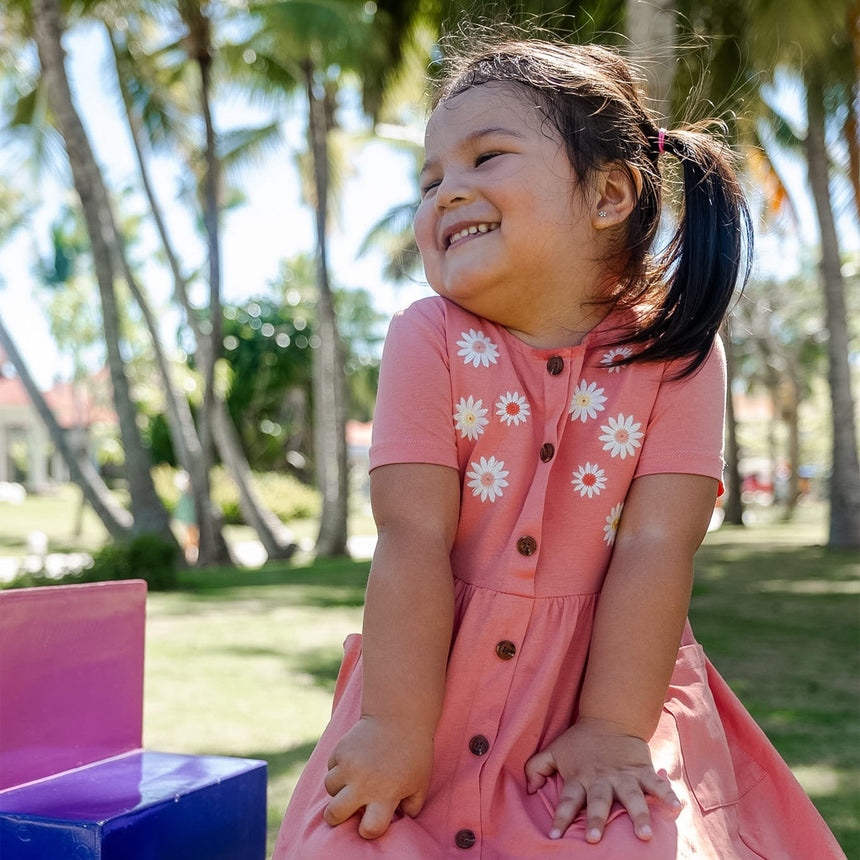 Robe Pique-nique Corail 2-8ans-Chat Botte-CHI-1262481C-COR-CLÉMENT